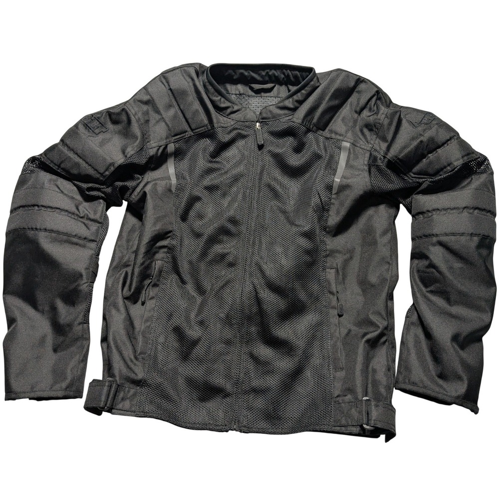 Bilt Blaze 2 Mesh Motorcycle Jacket Black Mens Large-Tall BLM24 Arma-Flex Armor